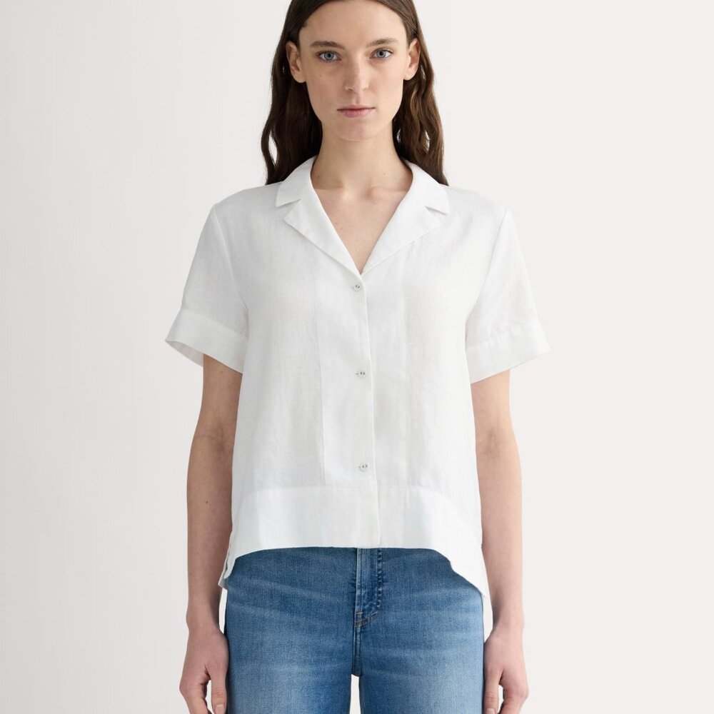 Everlane Notch Linen Shirt -Like New